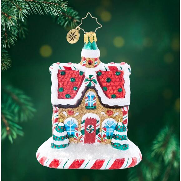 NEW Christopher Radko Sweet Tooth Cottage Glass Ornament - Picture 3 of 16